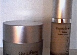 sorry for the bad pic quality, but I had to do it with my android phone camera. Left my camera cable in Vancouver, and I'm currently in Edmonton. These are the two products I use right now, jar is face cream, tube is for the eyes.
